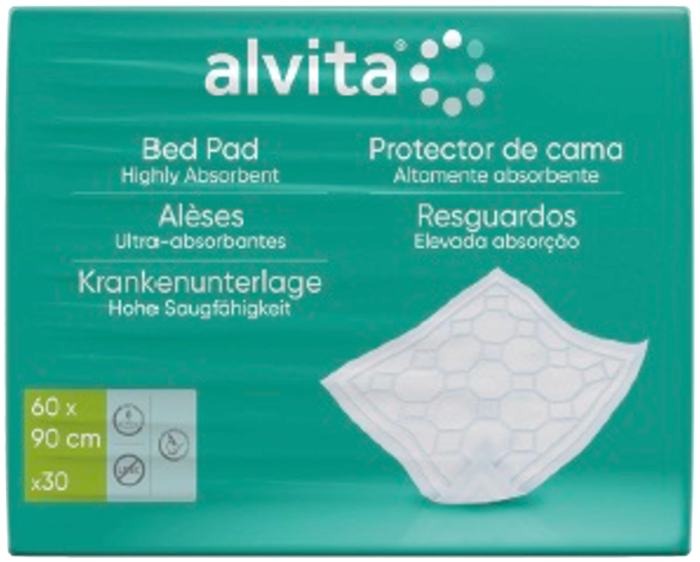 Alvita Bed Pad Highly Absorbent (30) 
